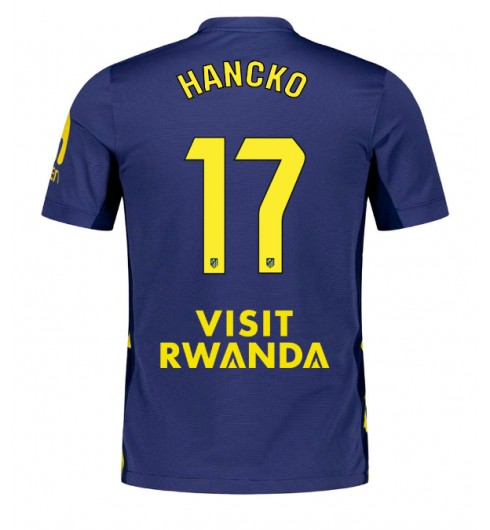 Atletico Madrid David Hancko #17 Bortedrakt 2025-26 Korte ermer Atletico Madrid David Hancko #17 Bortedrakt 2025-26 Korte ermer